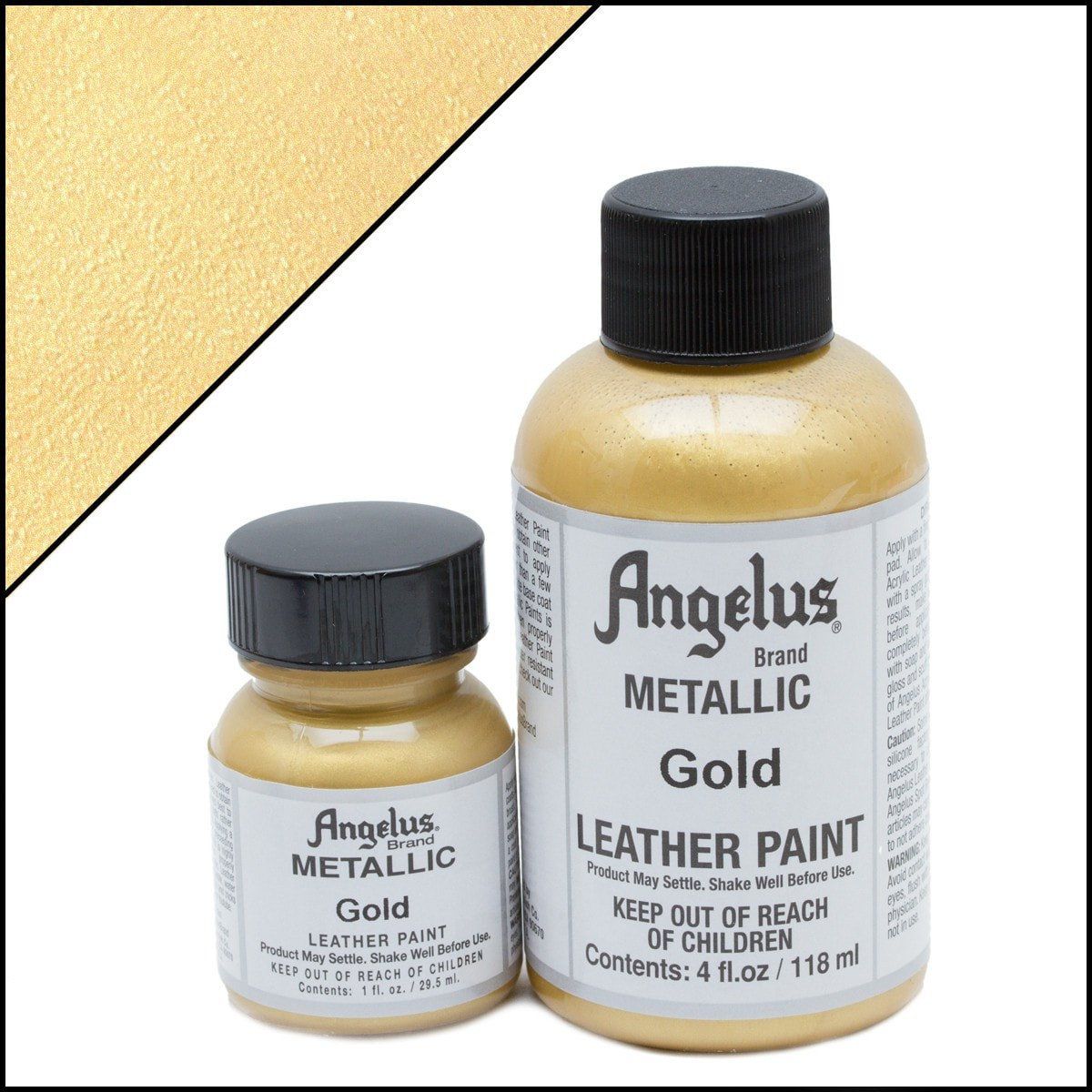 Angelus Acrylic Leather Paint 1oz Metallic Gold