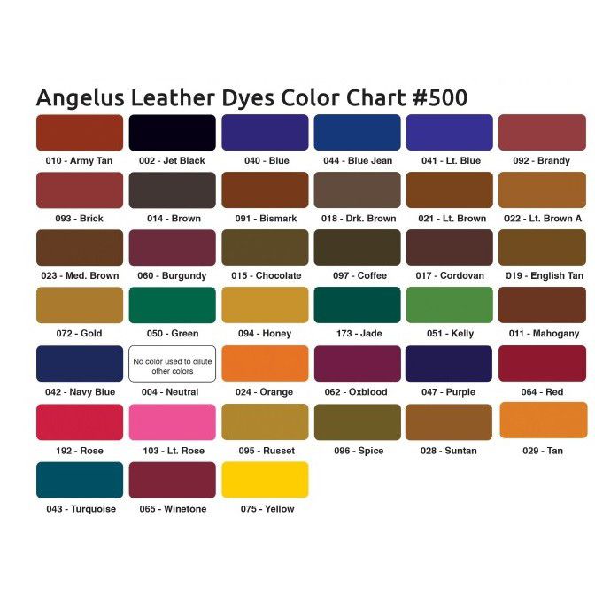 Angelus Leather Dye - 88.72 ML — Leather Tools Australia